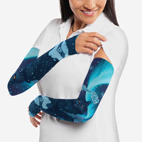 Yule Be Eaten Personalized Arm Sleeves Christmas Cat Jolakotturinn Icelandic - Wonder Print Shop