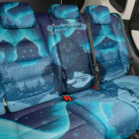 Yule Be Eaten Personalized Back Car Seat Cover Christmas Cat Jolakotturinn Icelandic - Wonder Print Shop