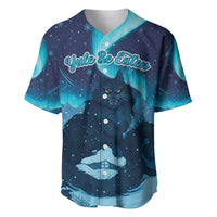 Yule Be Eaten Personalized Baseball Jersey Christmas Cat Jolakotturinn Icelandic - Wonder Print Shop