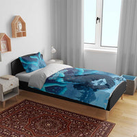 Yule Be Eaten Personalized Bedding Set Christmas Cat Jolakotturinn Icelandic - Wonder Print Shop