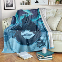 Yule Be Eaten Personalized Blanket Christmas Cat Jolakotturinn Icelandic - Wonder Print Shop