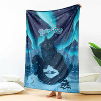 Yule Be Eaten Personalized Blanket Christmas Cat Jolakotturinn Icelandic - Wonder Print Shop