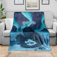 Yule Be Eaten Personalized Blanket Christmas Cat Jolakotturinn Icelandic - Wonder Print Shop