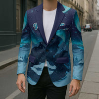 Yule Be Eaten Personalized Blazer Christmas Cat Jolakotturinn Icelandic - Wonder Print Shop