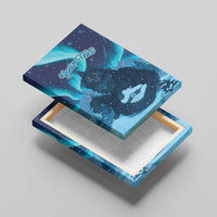 Yule Be Eaten Personalized Canvas Wall Art Christmas Cat Jolakotturinn Icelandic - Wonder Print Shop