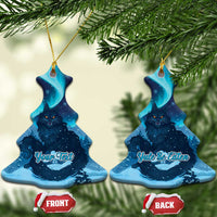 Yule Be Eaten Personalized Ceramic Ornament Christmas Cat Jolakotturinn Icelandic - Wonder Print Shop