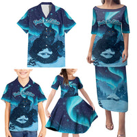 Yule Be Eaten Personalized Family Matching Puletasi and Hawaiian Shirt Christmas Cat Jolakotturinn Icelandic - Wonder Print Shop