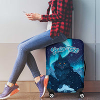 Yule Be Eaten Personalized Luggage Cover Christmas Cat Jolakotturinn Icelandic - Wonder Print Shop