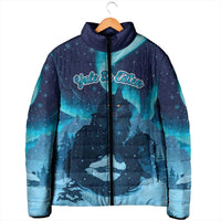 Yule Be Eaten Personalized Padded Jacket Christmas Cat Jolakotturinn Icelandic - Wonder Print Shop