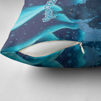 Yule Be Eaten Personalized Pillow Cover Christmas Cat Jolakotturinn Icelandic - Wonder Print Shop