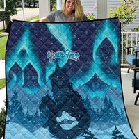 Yule Be Eaten Personalized Quilt Christmas Cat Jolakotturinn Icelandic - Wonder Print Shop