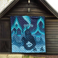 Yule Be Eaten Personalized Quilt Christmas Cat Jolakotturinn Icelandic - Wonder Print Shop