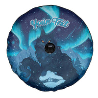 Yule Be Eaten Personalized Spare Tire Cover Christmas Cat Jolakotturinn Icelandic - Wonder Print Shop