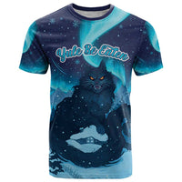 Yule Be Eaten Personalized T Shirt Christmas Cat Jolakotturinn Icelandic - Wonder Print Shop