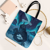 Yule Be Eaten Personalized Tote Bag Christmas Cat Jolakotturinn Icelandic - Wonder Print Shop