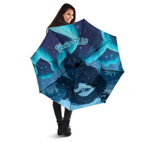 Yule Be Eaten Personalized Umbrella Christmas Cat Jolakotturinn Icelandic - Wonder Print Shop