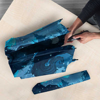 Yule Be Eaten Personalized Umbrella Christmas Cat Jolakotturinn Icelandic - Wonder Print Shop