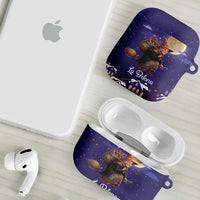 Italy Christmas AirPods Case La Befana Flying Over Winter Night - Wonder Print Shop