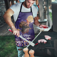 Italy Christmas Apron La Befana Flying Over Winter Night - Wonder Print Shop