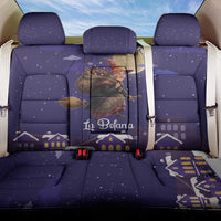 Italy Christmas Back Car Seat Cover La Befana Flying Over Winter Night - Wonder Print Shop