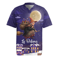Italy Christmas Rugby Jersey La Befana Flying Over Winter Night - Wonder Print Shop