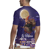 Italy Christmas Rugby Jersey La Befana Flying Over Winter Night - Wonder Print Shop