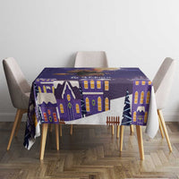 Italy Christmas Tablecloth La Befana Flying Over Winter Night - Wonder Print Shop