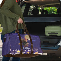 Italy Christmas Travel Bag La Befana Flying Over Winter Night - Wonder Print Shop