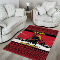 Austria Christmas Area Rug Krampus You Were Naughty - Wonder Print Shop