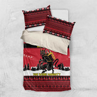 Austria Christmas Bedding Set Krampus You Were Naughty - Wonder Print Shop