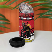 Austria Christmas 4 in 1 Can Cooler Tumbler Krampus You Were Naughty - Wonder Print Shop