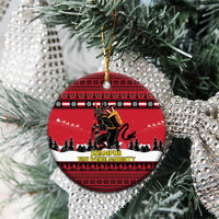 Austria Christmas Ceramic Ornament Krampus You Were Naughty - Wonder Print Shop