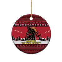 Austria Christmas Ceramic Ornament Krampus You Were Naughty - Wonder Print Shop