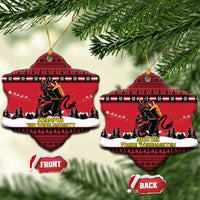 Austria Christmas Ceramic Ornament Krampus You Were Naughty - Wonder Print Shop