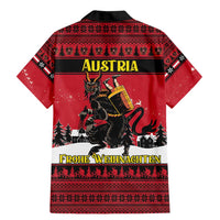 Austria Christmas Family Matching Mermaid Dress and Hawaiian Shirt Krampus You Were Naughty - Wonder Print Shop