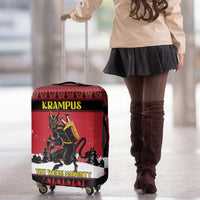 Austria Christmas Luggage Cover Krampus You Were Naughty - Wonder Print Shop