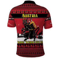 Austria Christmas Polo Shirt Krampus You Were Naughty - Wonder Print Shop