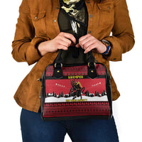 Austria Christmas Shoulder Handbag Krampus You Were Naughty - Wonder Print Shop