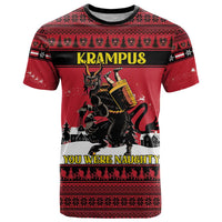 Austria Christmas T Shirt Krampus You Were Naughty - Wonder Print Shop