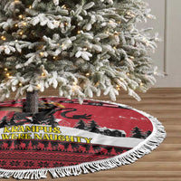 Austria Christmas Tree Skirt Krampus You Were Naughty - Wonder Print Shop