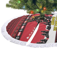 Austria Christmas Tree Skirt Krampus You Were Naughty - Wonder Print Shop
