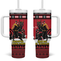 Austria Christmas Tumbler With Handle Krampus You Were Naughty - Wonder Print Shop