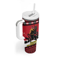 Austria Christmas Tumbler With Handle Krampus You Were Naughty - Wonder Print Shop