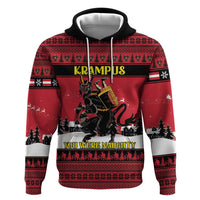 Austria Christmas Zip Hoodie Krampus You Were Naughty - Wonder Print Shop