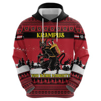 Austria Christmas Zip Hoodie Krampus You Were Naughty - Wonder Print Shop