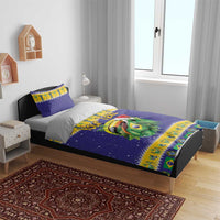 Personalized Brazil Christmas Bedding Set Toco Toucan with Brazil Flag - Wonder Print Shop