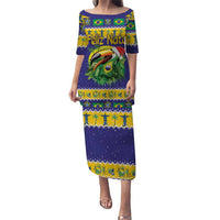 Personalized Brazil Christmas Puletasi Toco Toucan with Brazil Flag - Wonder Print Shop