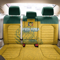 Custom South Africa Soccer Back Car Seat Cover From Protea Roots We Rise - Wonder Print Shop