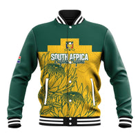 Custom South Africa Soccer Baseball Jacket From Protea Roots We Rise - Wonder Print Shop