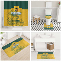 Custom South Africa Soccer Bathroom Set From Protea Roots We Rise - Wonder Print Shop